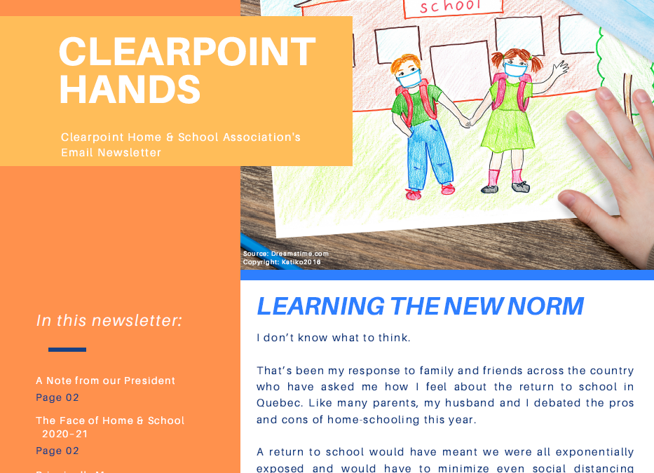 Clearpoint Home & School Newsletter October 2020