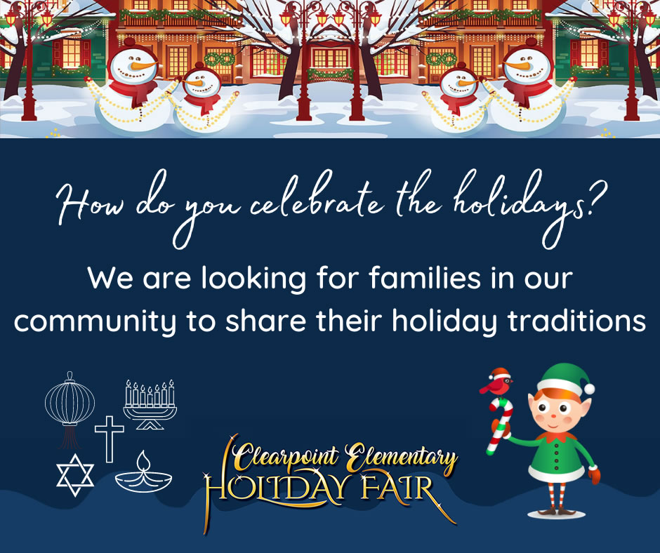 How do you celebrate the holiday? We are looking for families in our community to share their holiday traditions